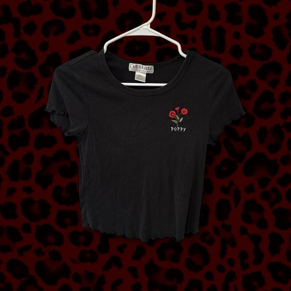 poppy baby tee
